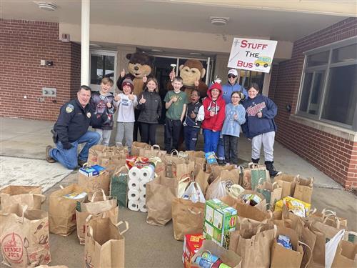 Westonka Students 'Stuff the Bus' for Food Shelf